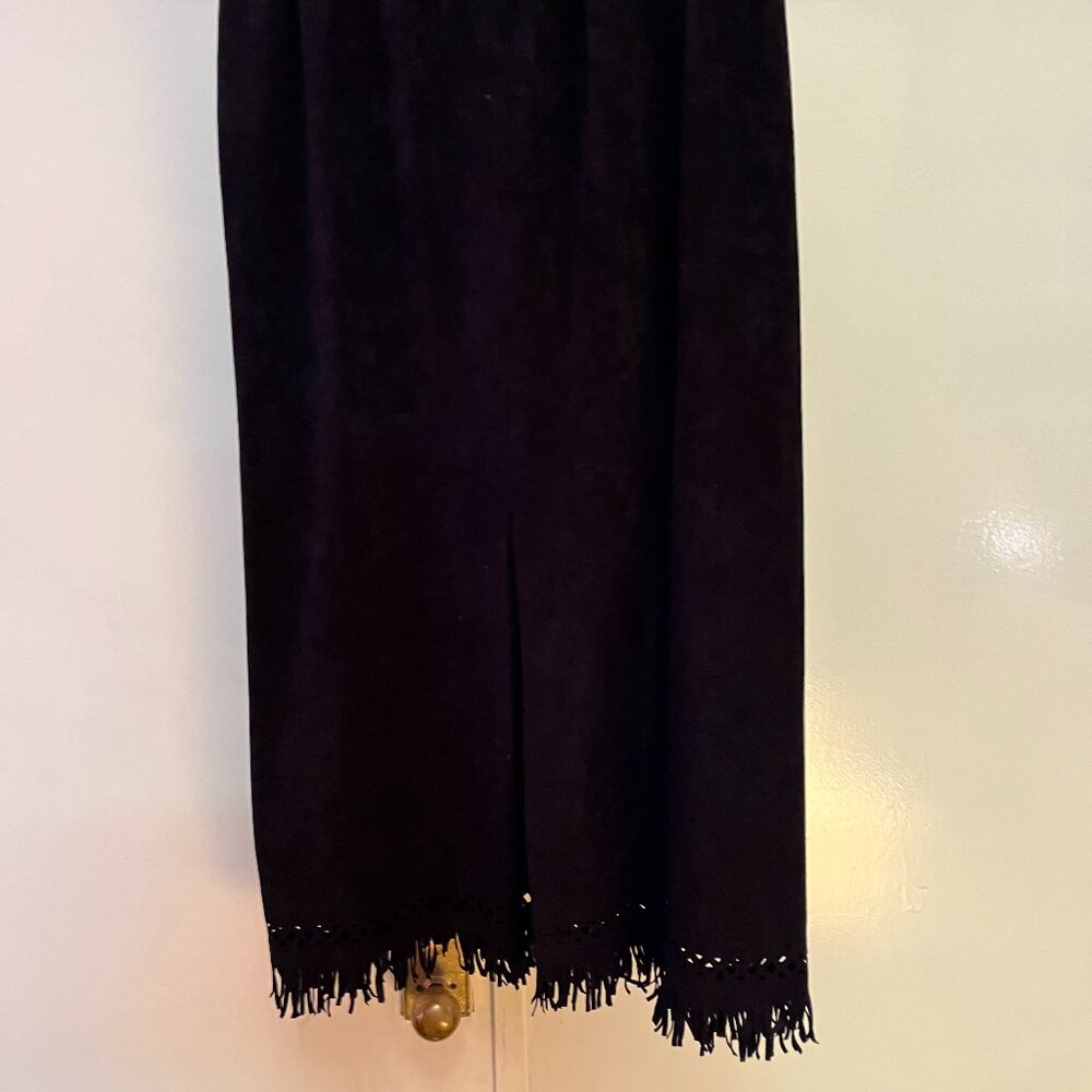 Gawn West Faux Suede Western Skirt